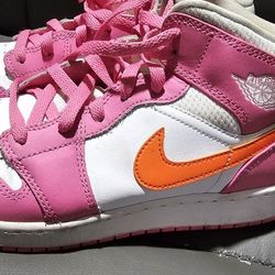 New Nike Air Jordan 1 Low Ice Blue GS Size's 4Y/Women's