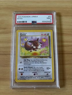 1999 Pokemon Jungle Eevee #51 PSA 9 Mint