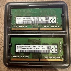 2x4GB DDR4 Laptop Ram