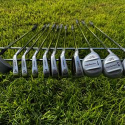 LEFT HANDED Complete 11-Piece Golf Club Set – Driver, 3W, 5W, 4-P Irons + Putter