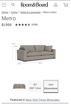 Room&Board Sofa