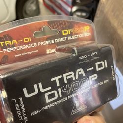 D.I box passive by Behringer new 