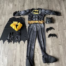Batman Costume Medium Size For Ages 4+