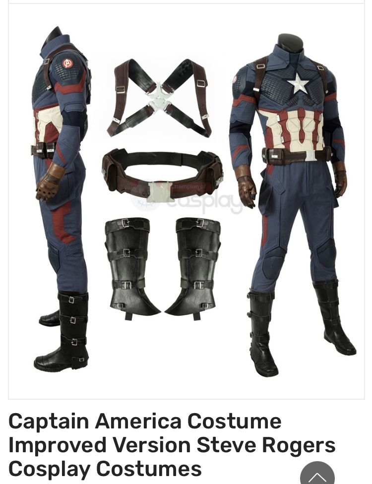 Captain America Cosplay Costume