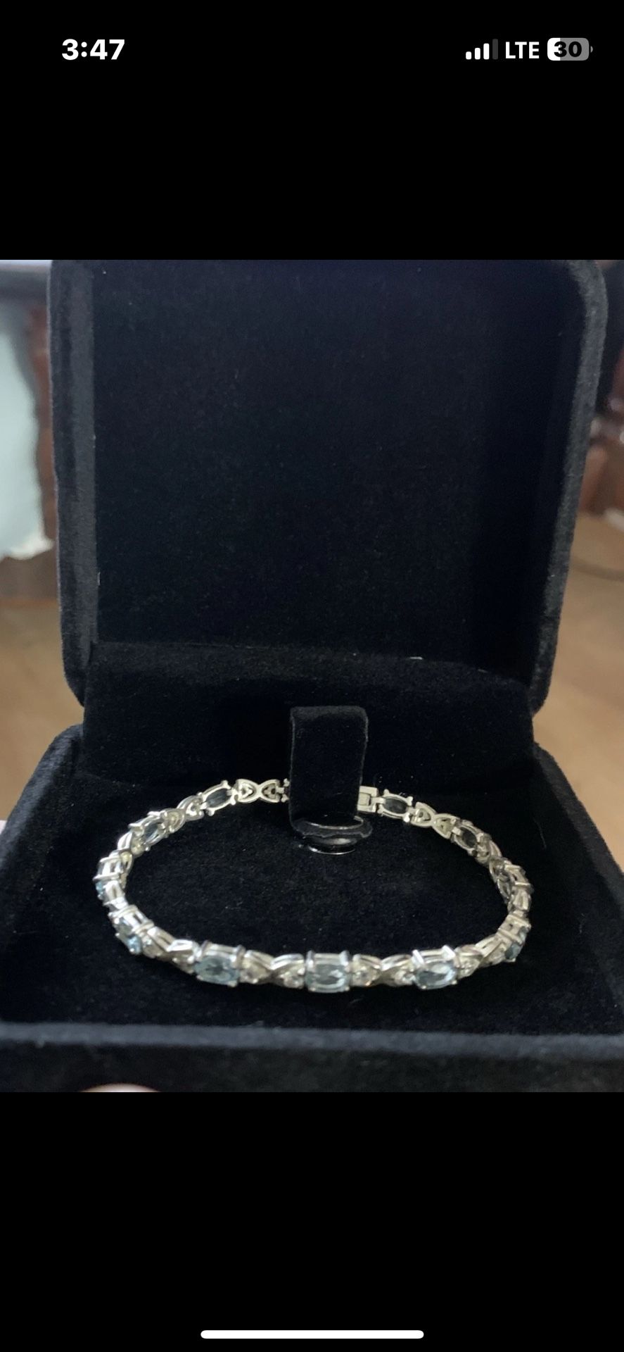 Diamond & Sapphire Tennis Bracelet