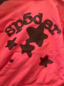 Pink Beluga Sp5der Hoodie