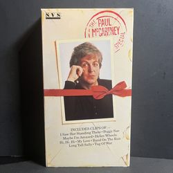 The Paul McCartney Special VHS Video Tape 1986 Rare Music Documentary Beatles Wings Solo