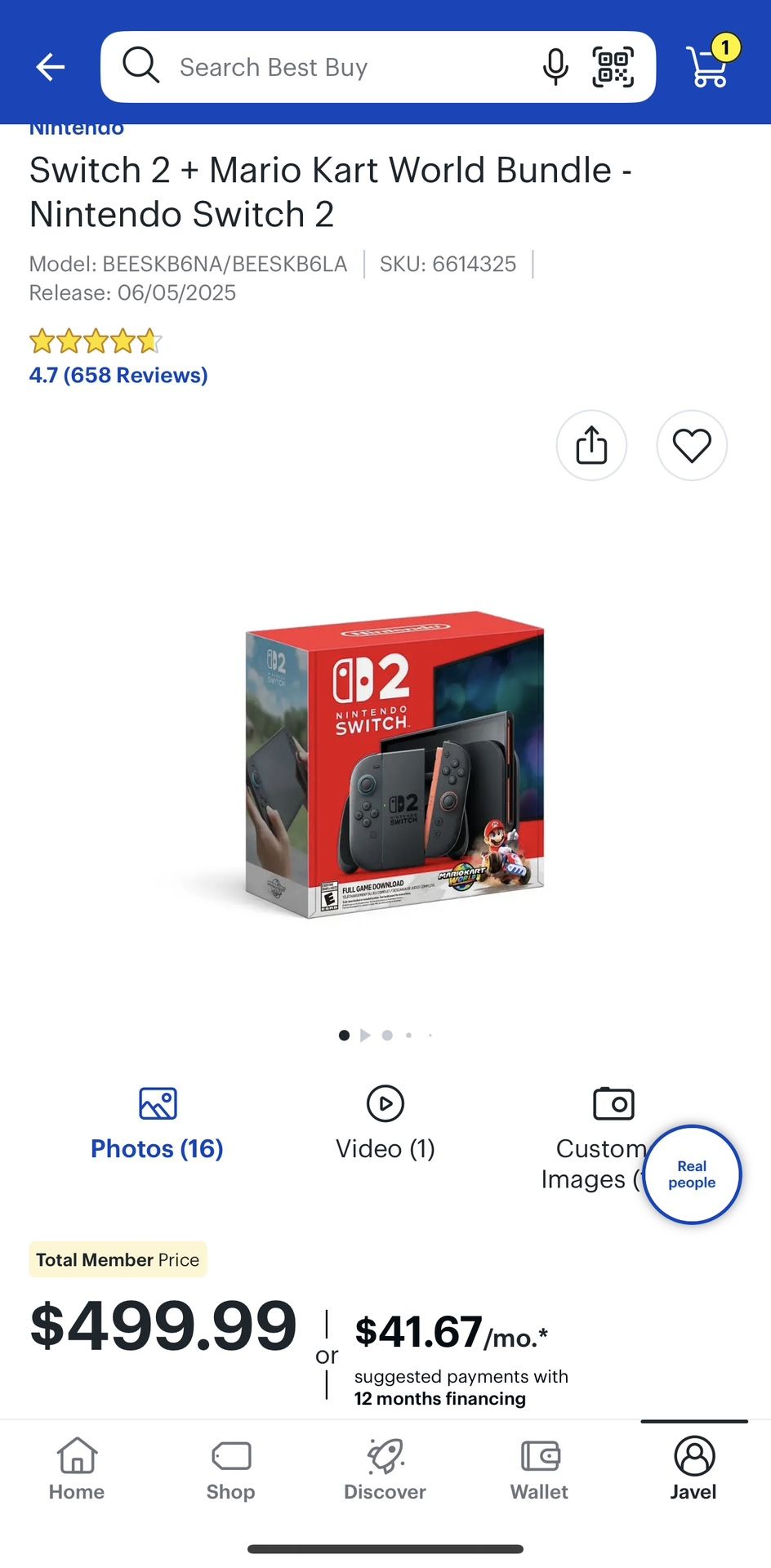 BRAND NEW SEALED NINTENDO SWITCH 2 Bundle With Mario World