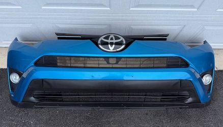 BLUE 2016 2017 2018 TOYOTA RAV4 FRONT BUMPER