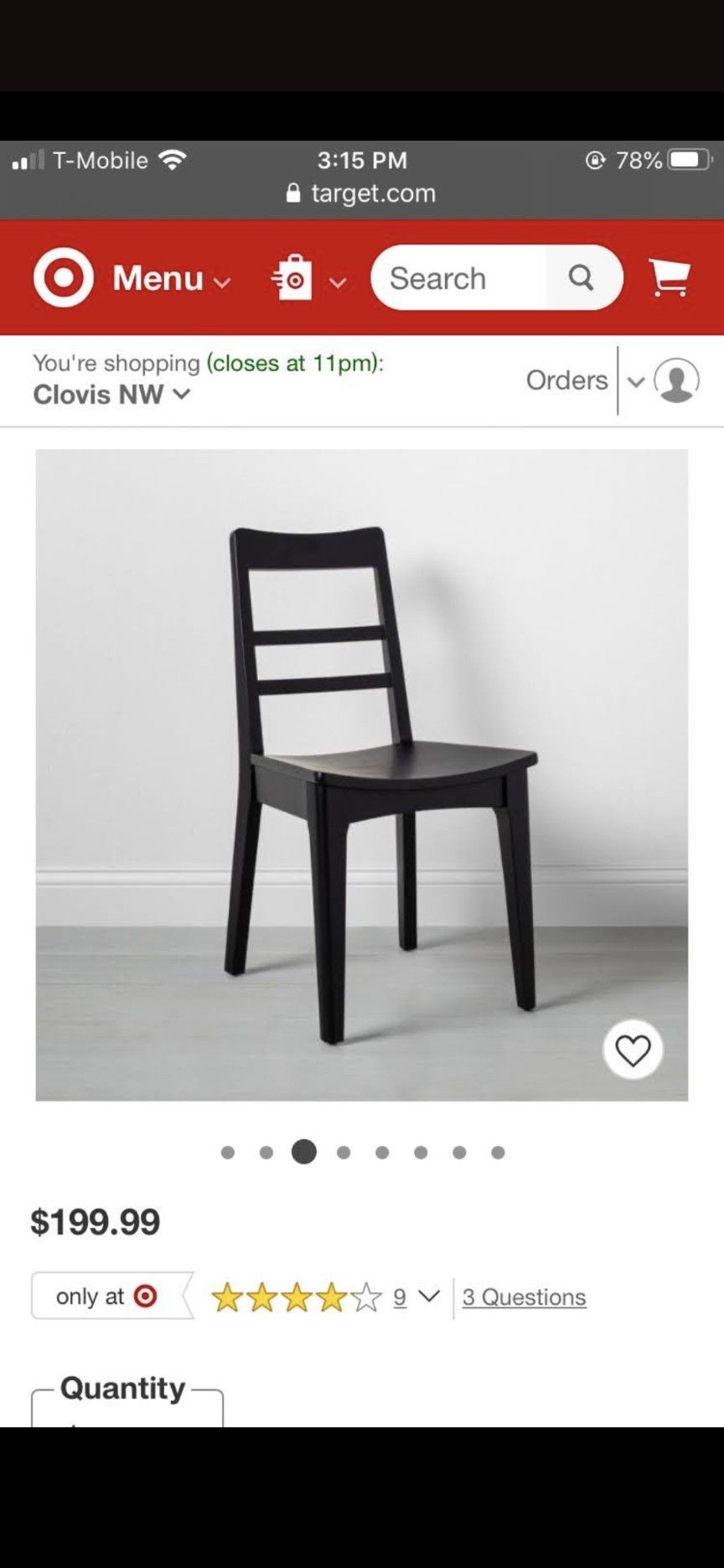 Wooden Chair New