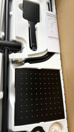 8” Dual Rainshower with Hand Held Shower head