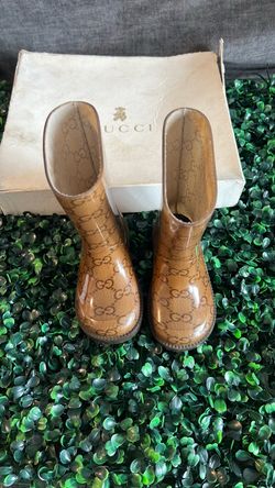 Gucci GG Monogram Rain Boots