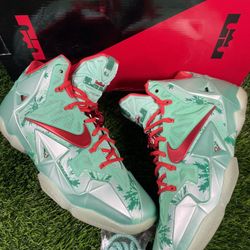 Size 9.5 - Nike Lebron 11 Christmas 
