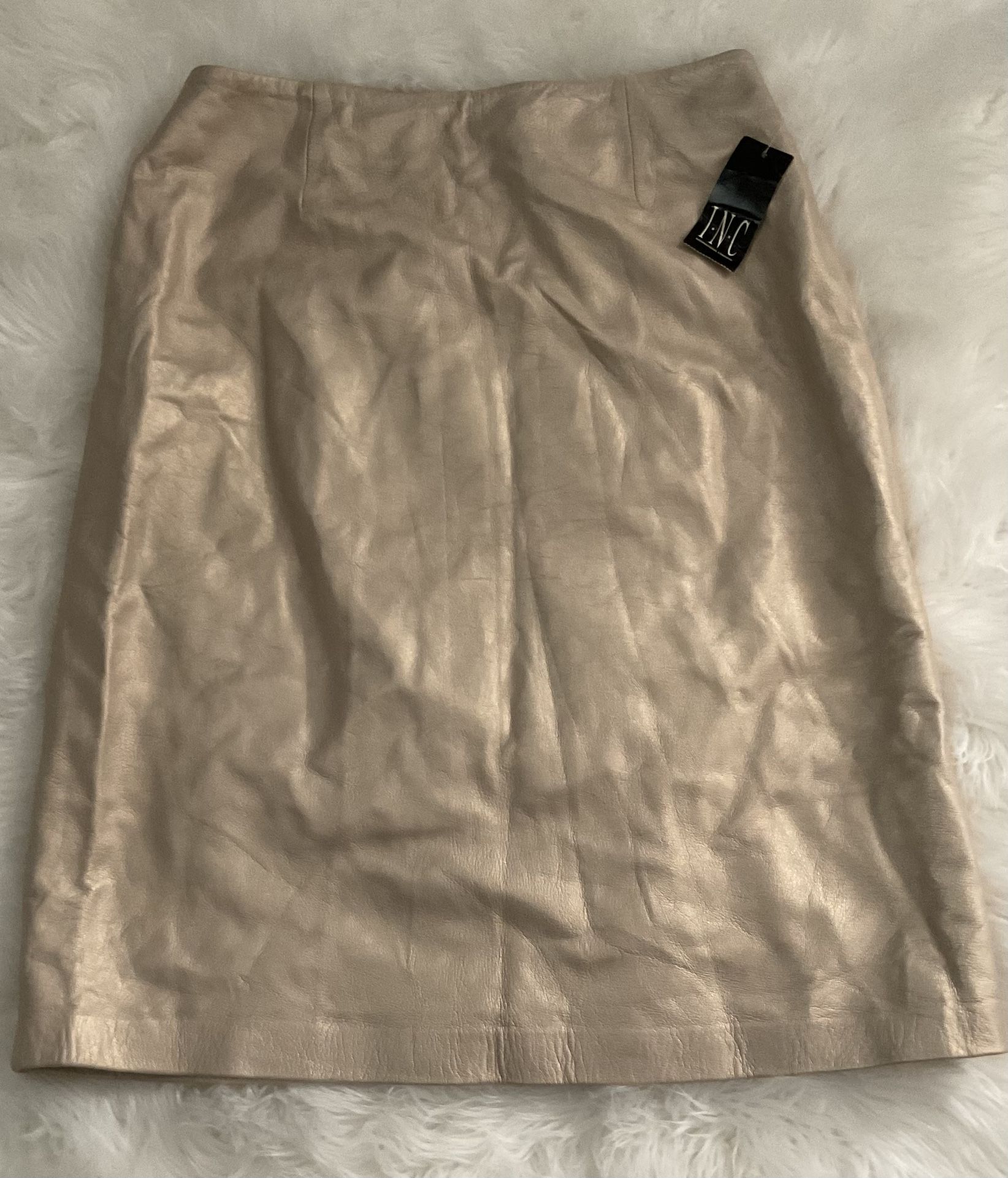 New Leather Skirt-size 10