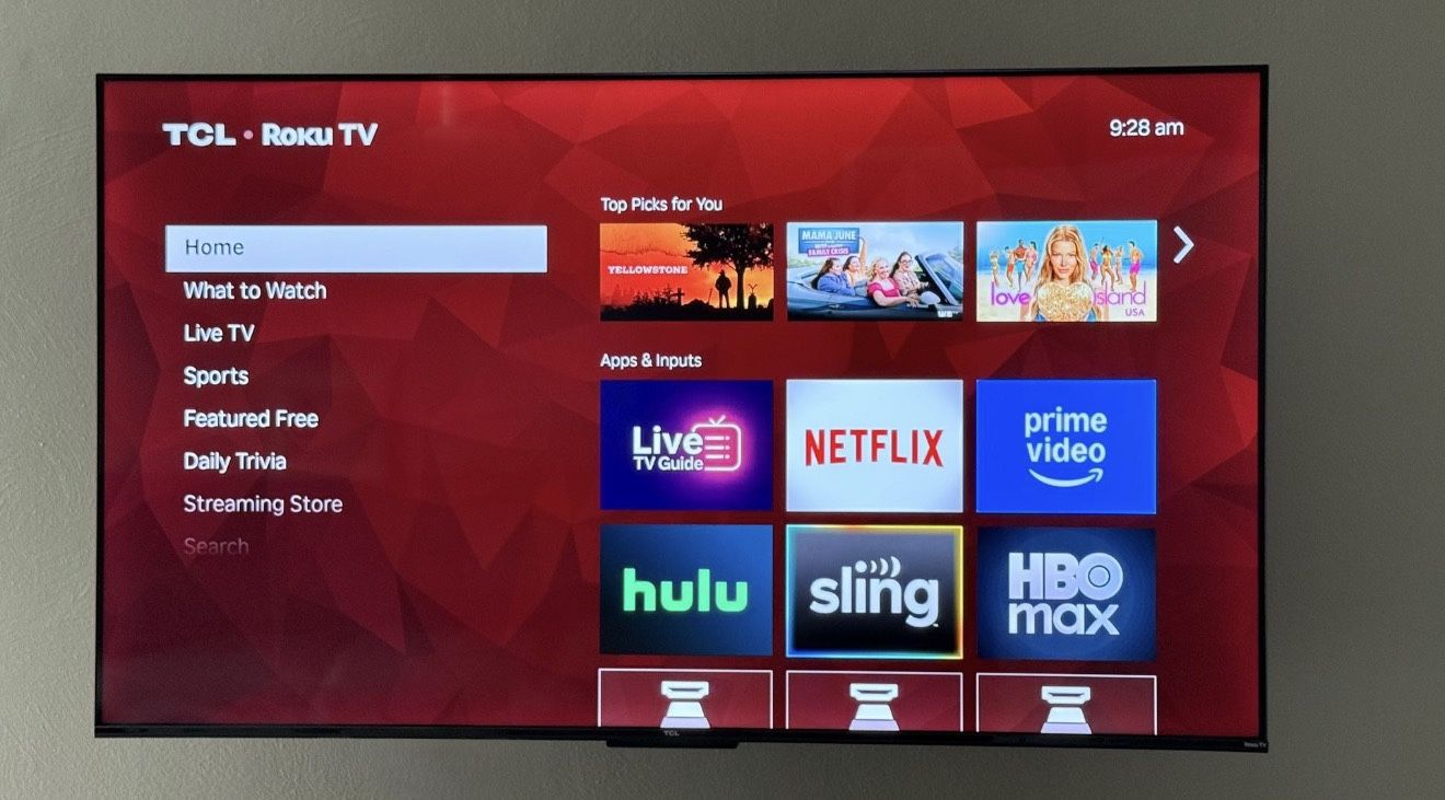 TCL 55” Class S4- 4K UHD HDR Smart TV with Roku TV W/Bracket