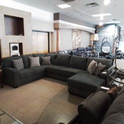 Grey Sectional With Chaise