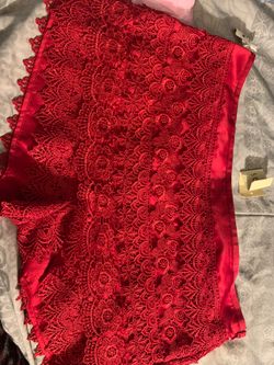 Ruffle shorts size Large