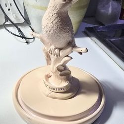 RARE Juicy Couture Light Pink Bird Earring Display Organizer