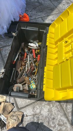 Toolbox with Assorted Hand Tools