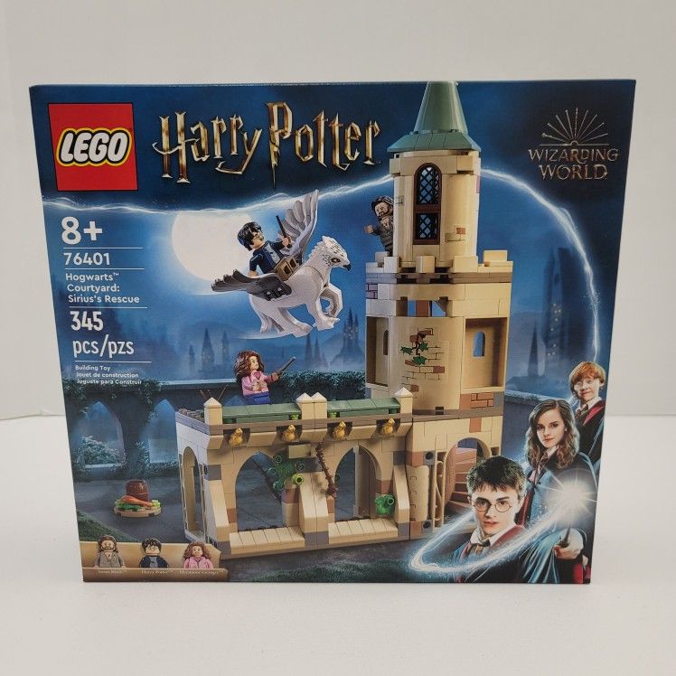 Lego Harry Potter 76401 Hogwarts Courtyard: Sirius's Rescue Building Set New Retired!