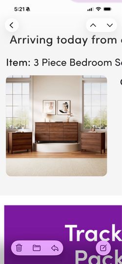Brand New Wayfair Walnut Dresser & Nightstands
