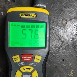 General Tools RHMG650 9-in-1 Temperature-Humidity Meter with Pin/Pinless Moisture Meter.