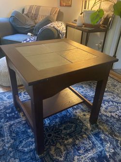 Stone Coffee and end table set