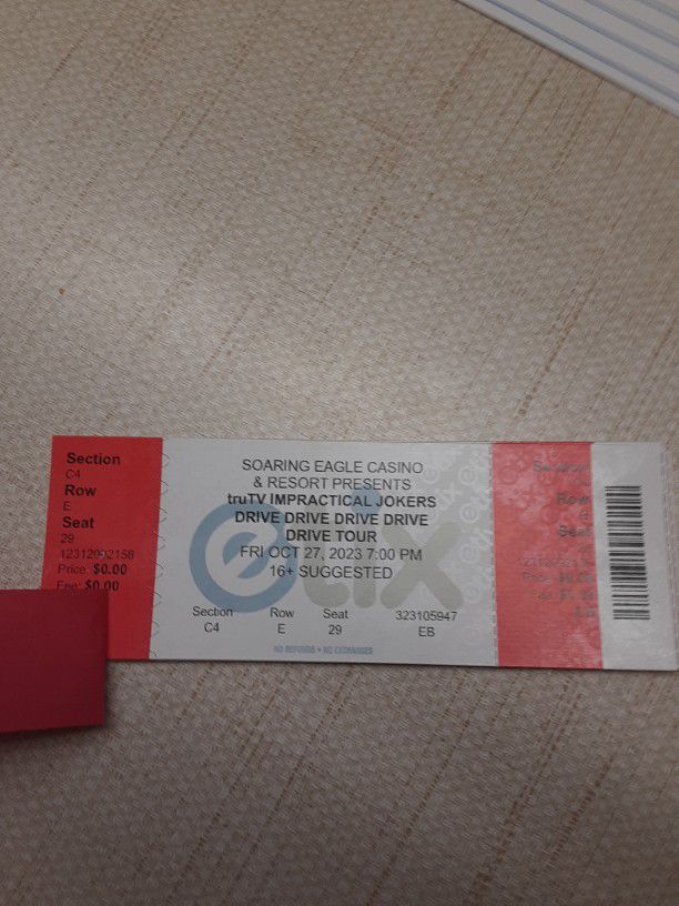 4tickets To Impractical Jokers Comedy Show