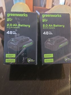 Greenworks  2.0  ah  battery