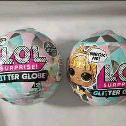 2 pack New LOL Surprise Glitter Globe Winter Disco L.O.L. 8 Suprises Sealed 