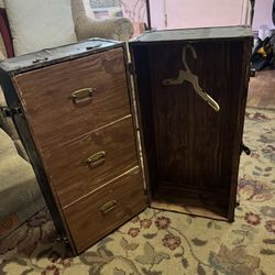 Antique Baby Doll Chest Closet 