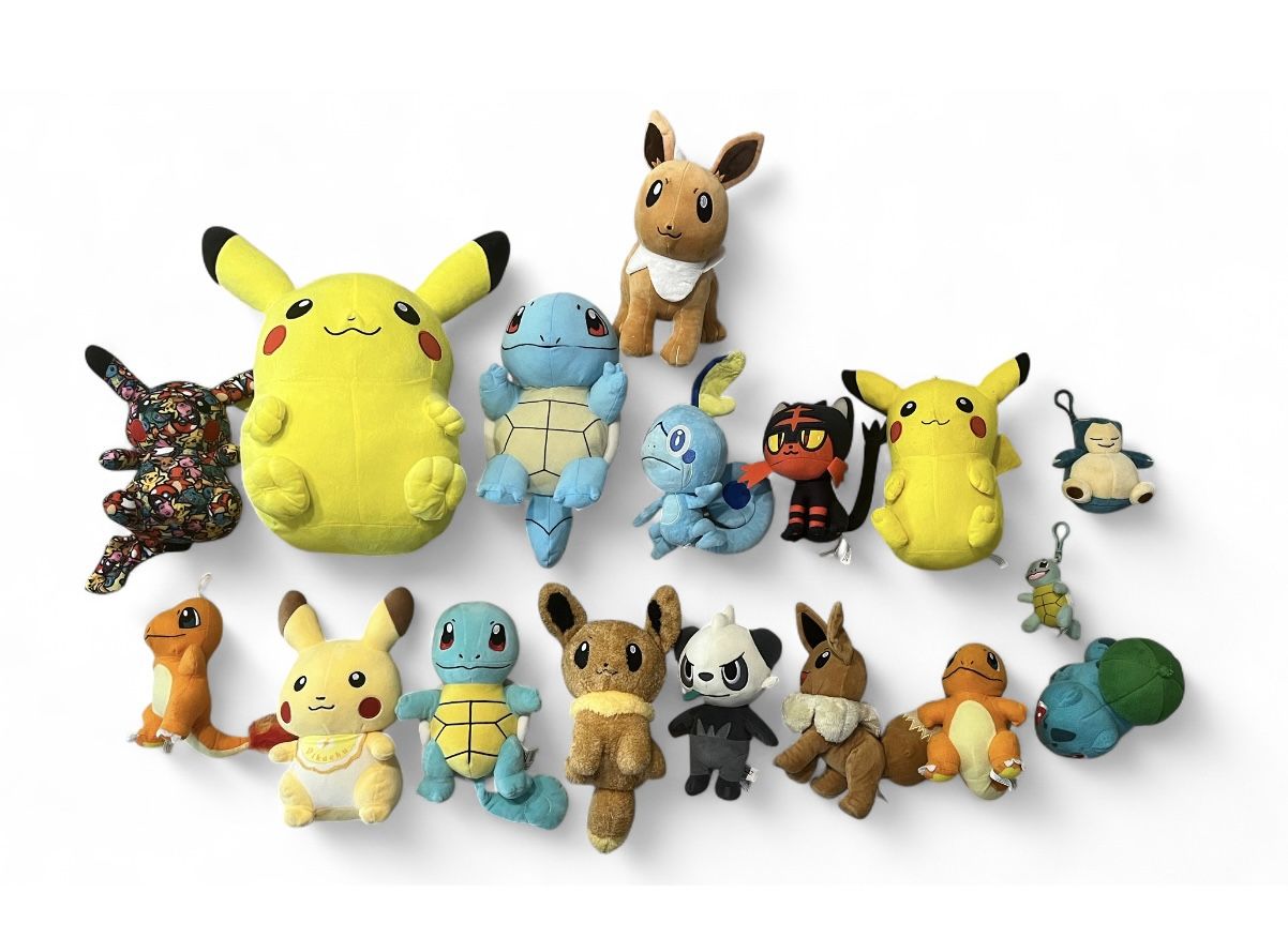 Pokémon Plushies Lot 
