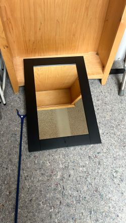 Rectangular Mirror Black Frame
