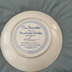 Ceramic plate Native American