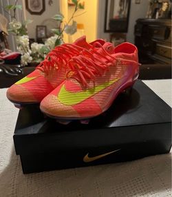 Nike Mercurial Soccer Cleats Red Yellow