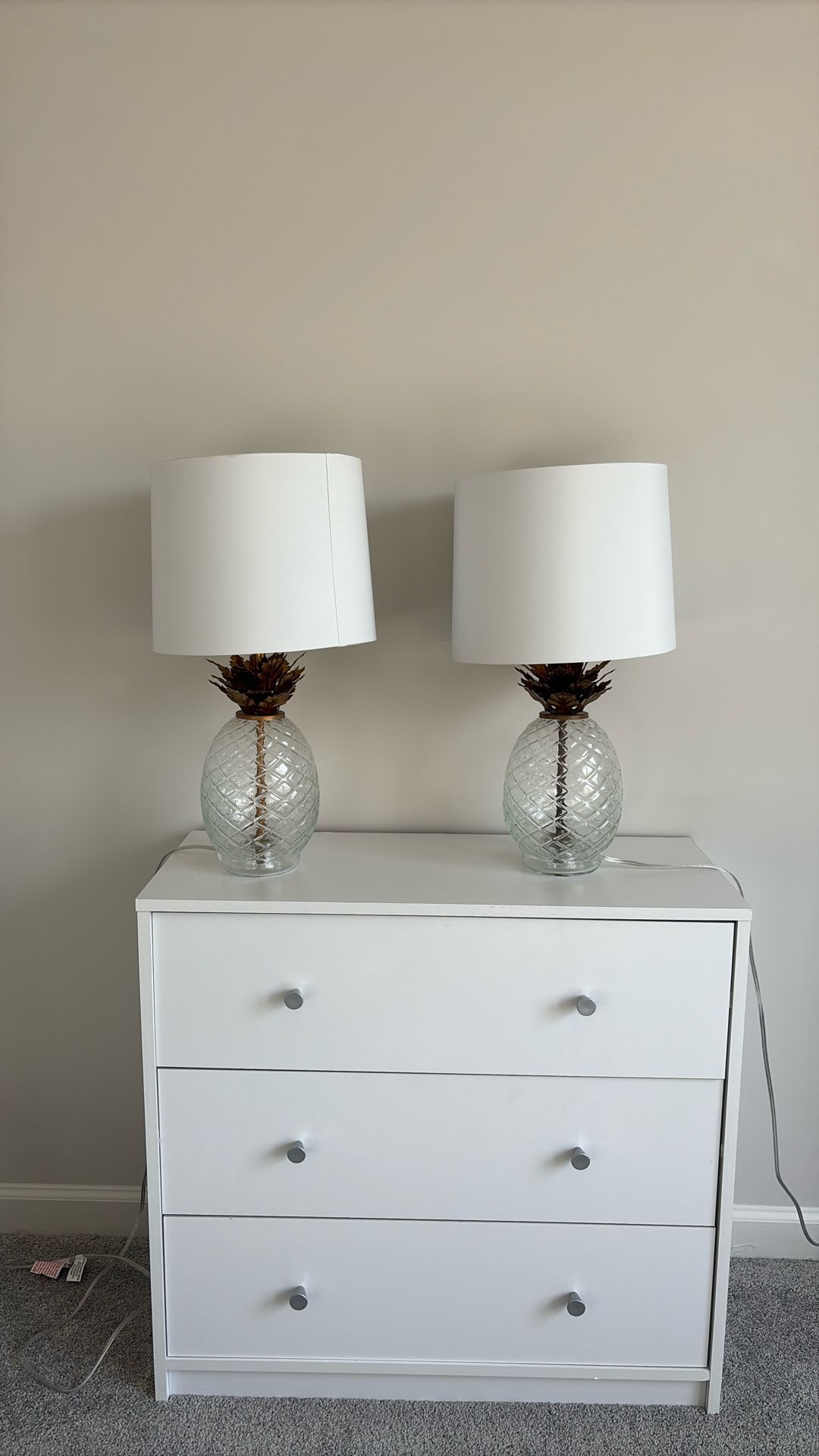 Pineapple lamps