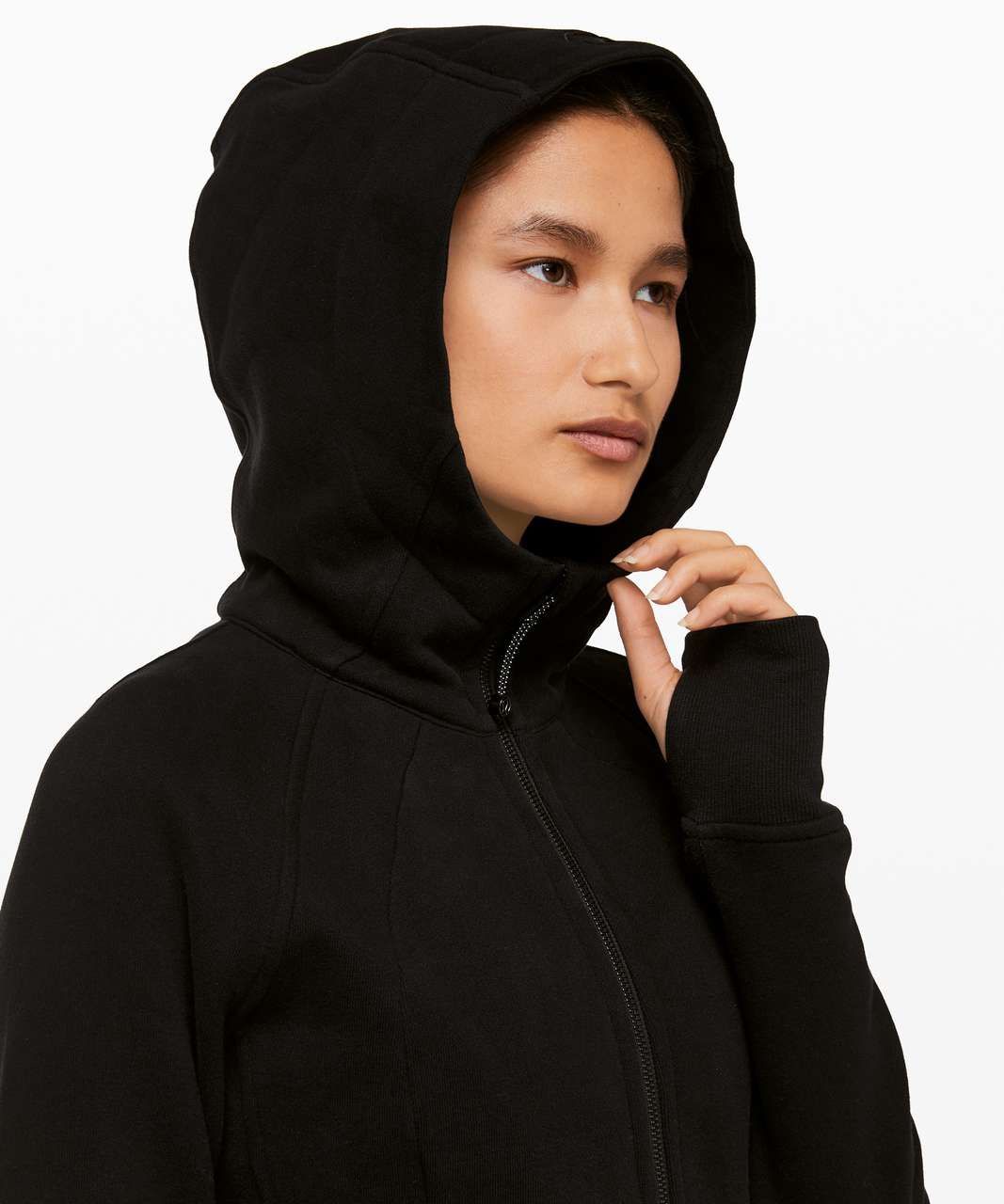 Lululemon Scuba Hoodie *Light Cotton Fleece Size 12- Black