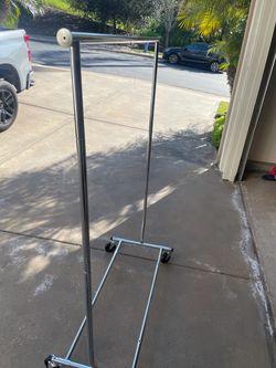 Portable collapsable rolling racks - Wardrobe