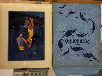 Disney Pocahontas 1995 Exclusive Commemorative Lithograph