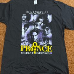 2016 Prince Memory Shirt Size XL
