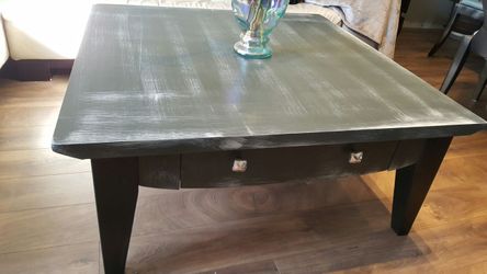Charcoal coffee table