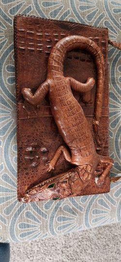 1940s Alligator Handbag