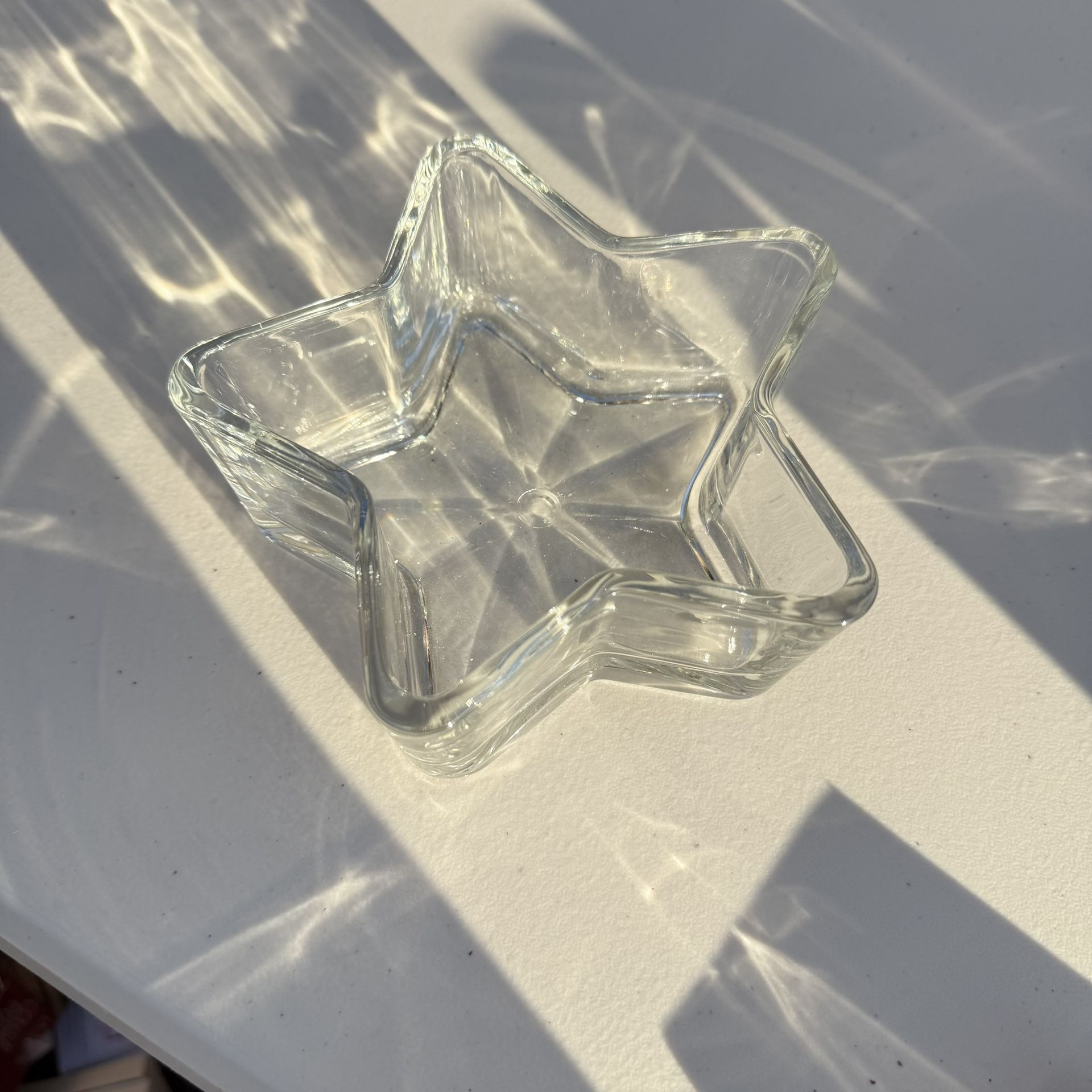Glass Star Bowl Holder