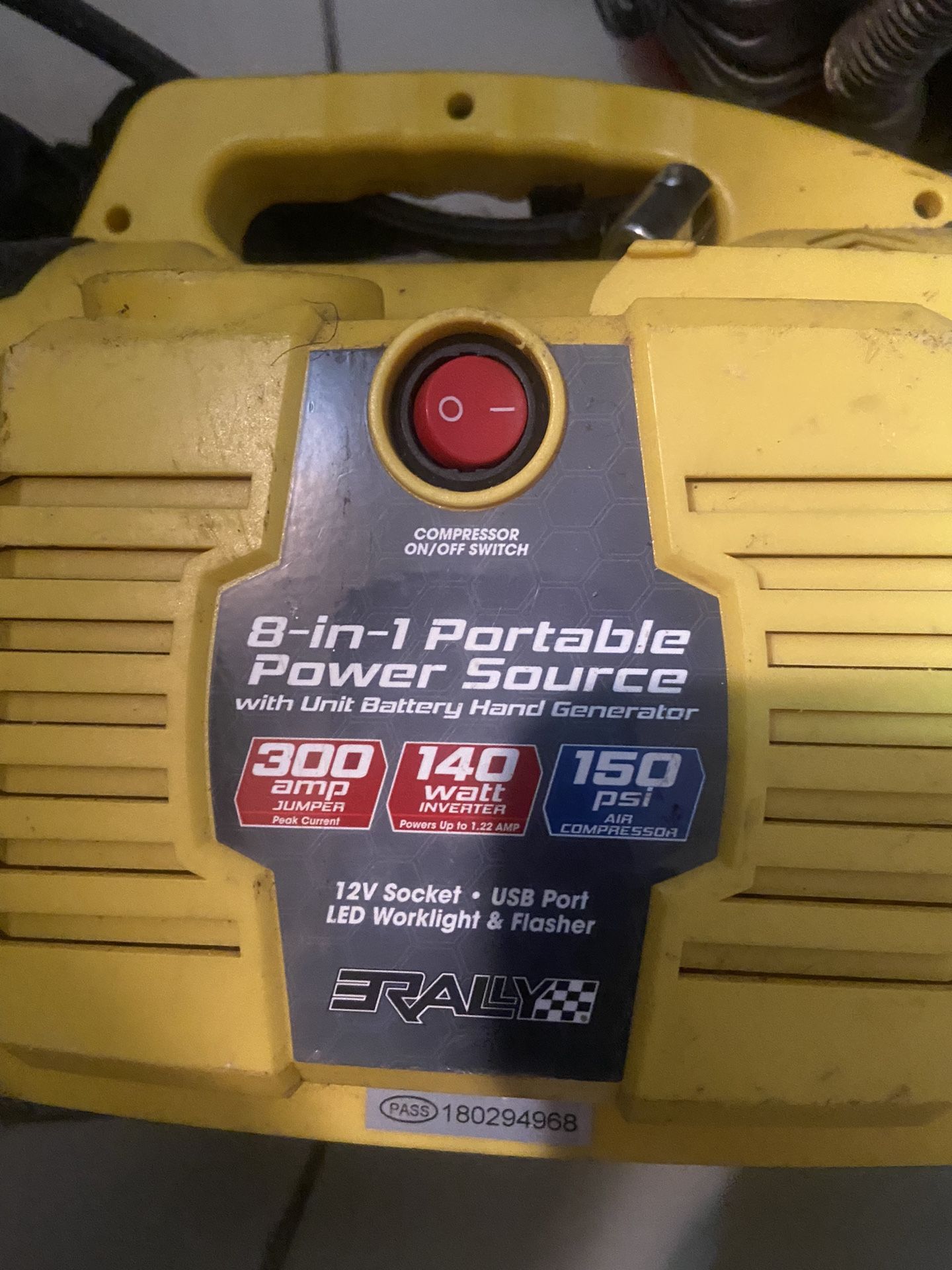 Rally 8-in-1 Portable Power Source