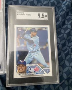 Gabriel Moreno rookie blue jays 9.5 graded card mlb baseball