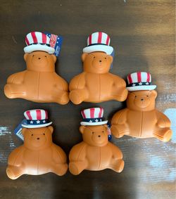 Squishy patriotic bear