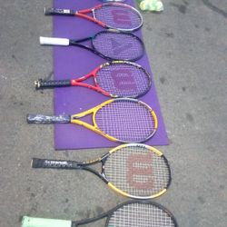 Tennis Rackets And Balls Bundle