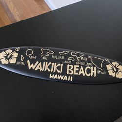 Surfboard Wooden Wall Decor