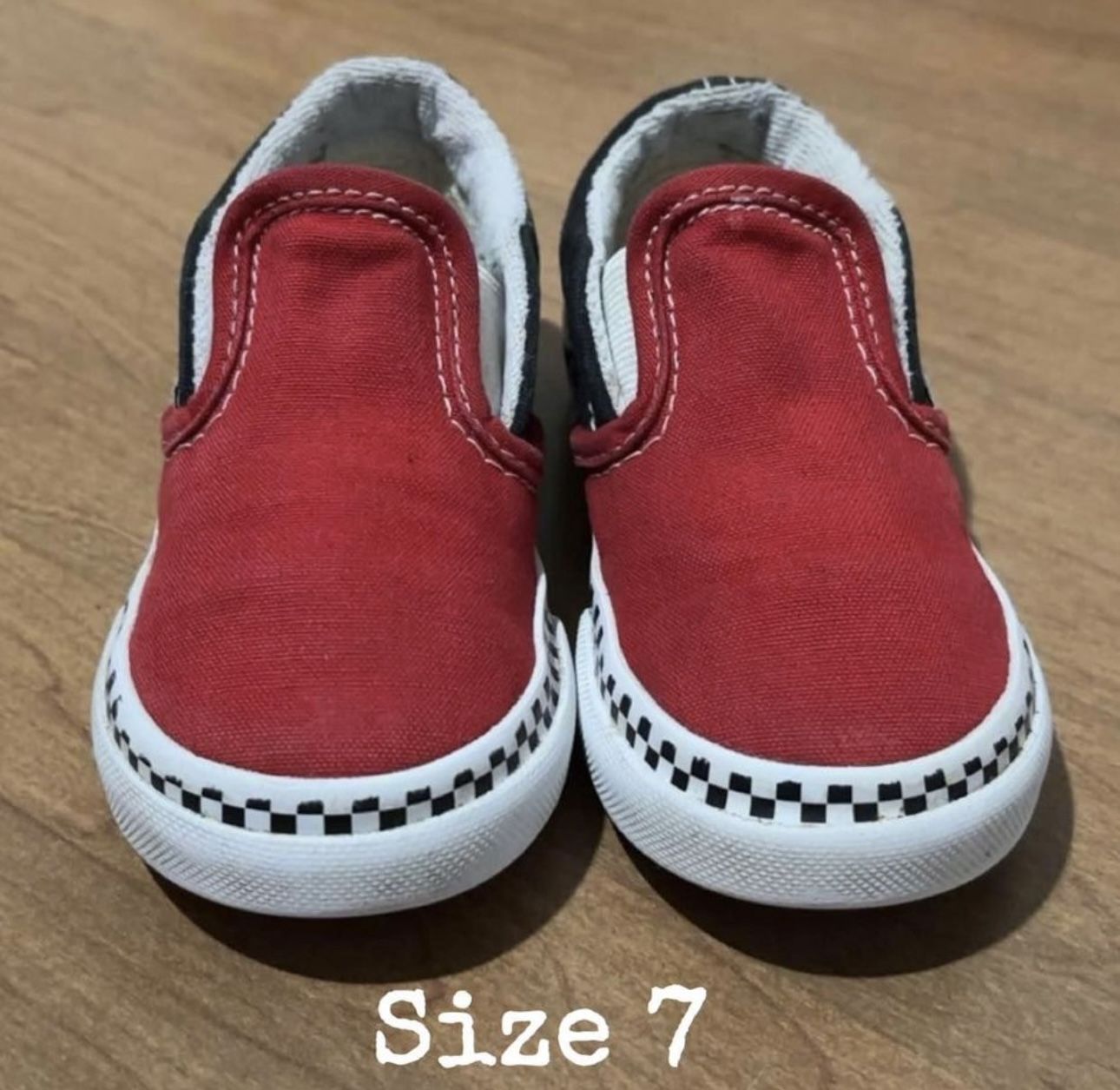 Toddler Vans Size 7