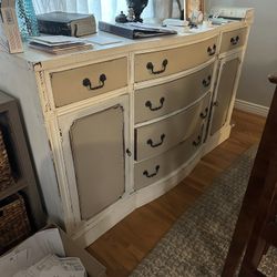 Antique Buffet Table 